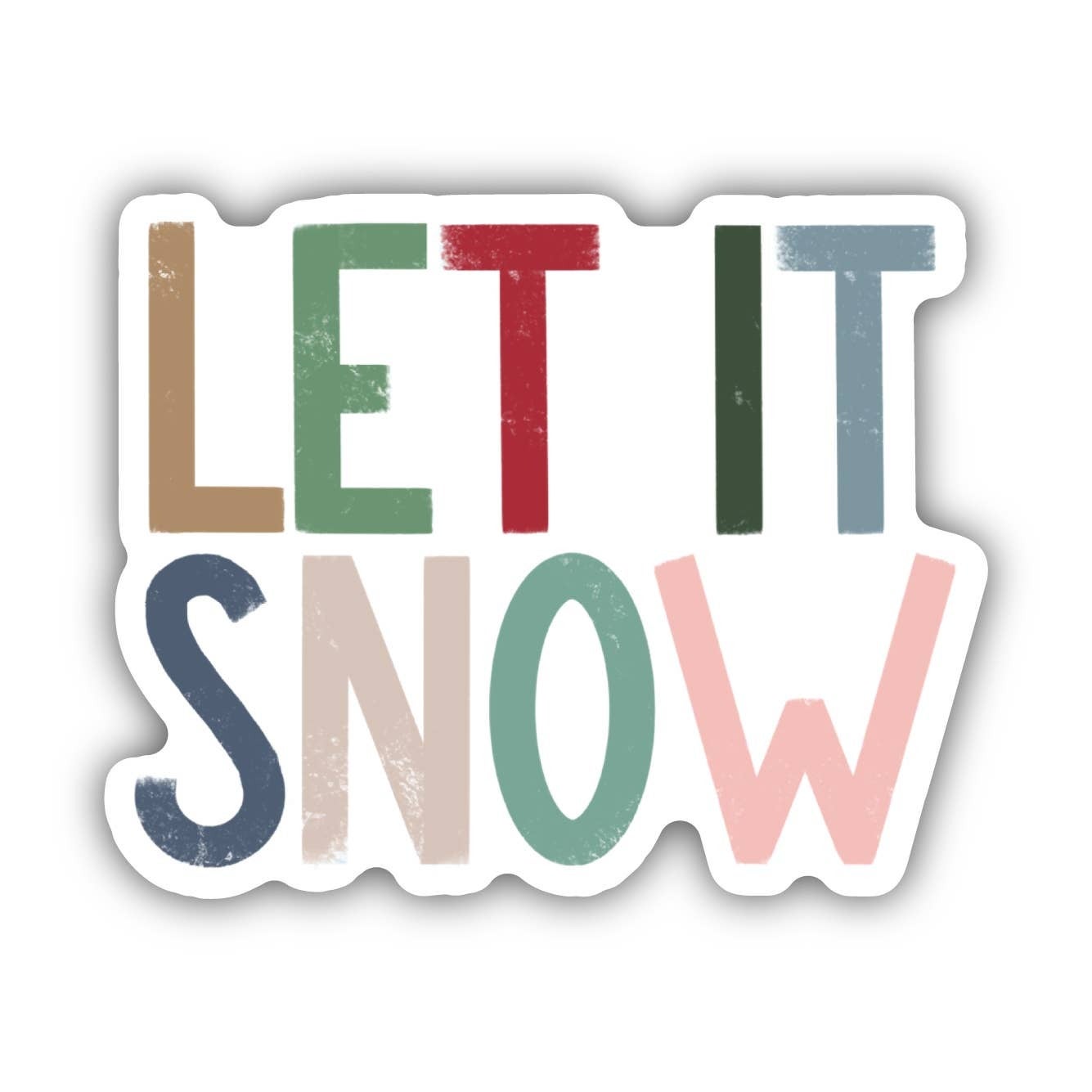 Let it Snow Sticker | The Vintage Flip