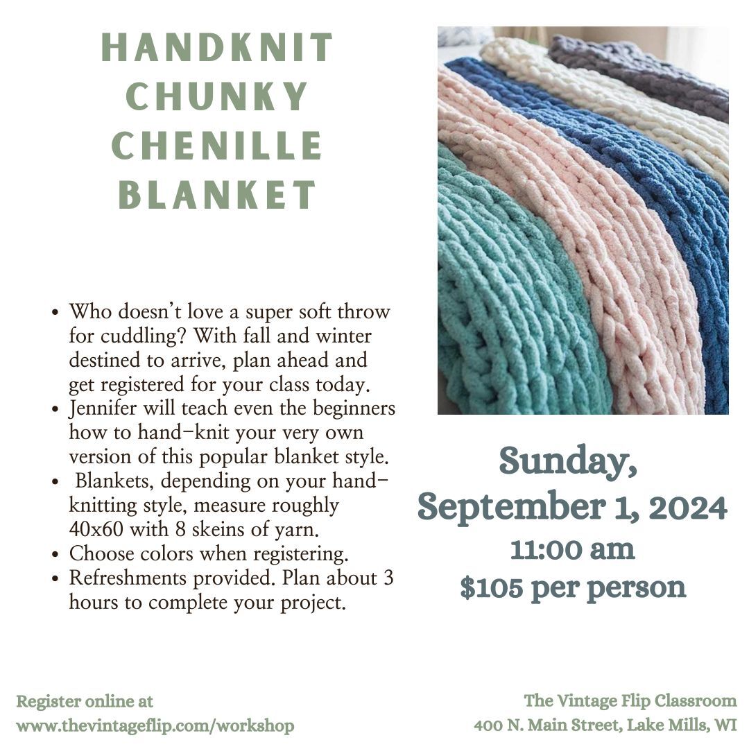 Chunky blanket classes near me outlet